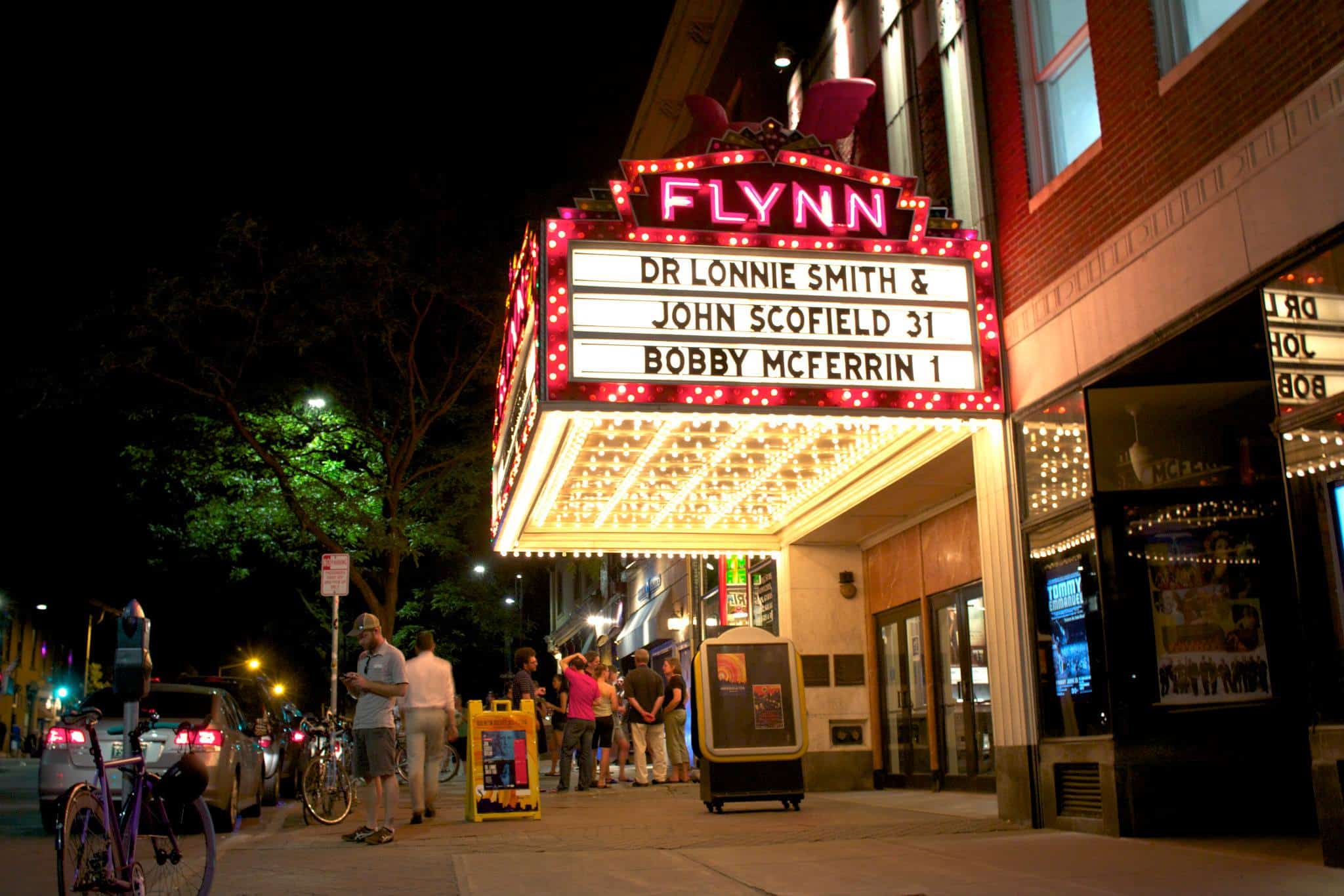 Burlington Discover Jazz Festival Flynn Marquee