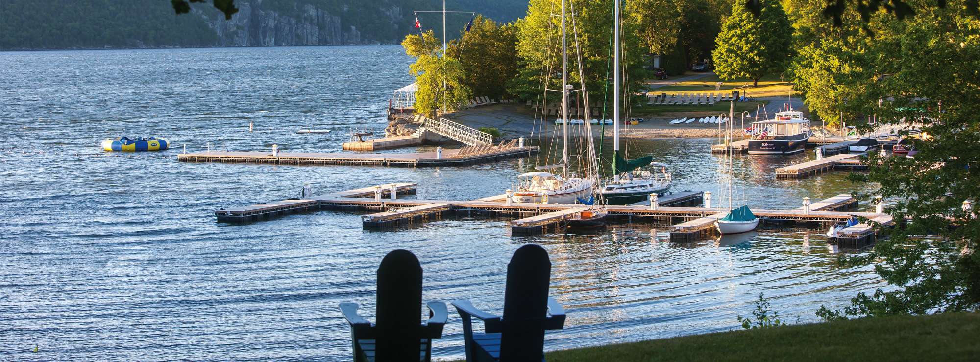 Basin Harbor - Boat Club Morning Lake View