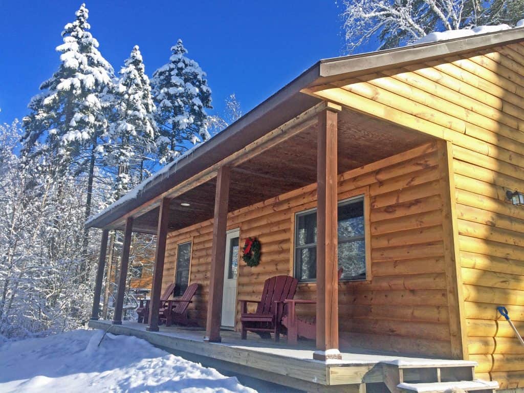 Sterling Ridge Resort - Winter Cabin Exterior Porch