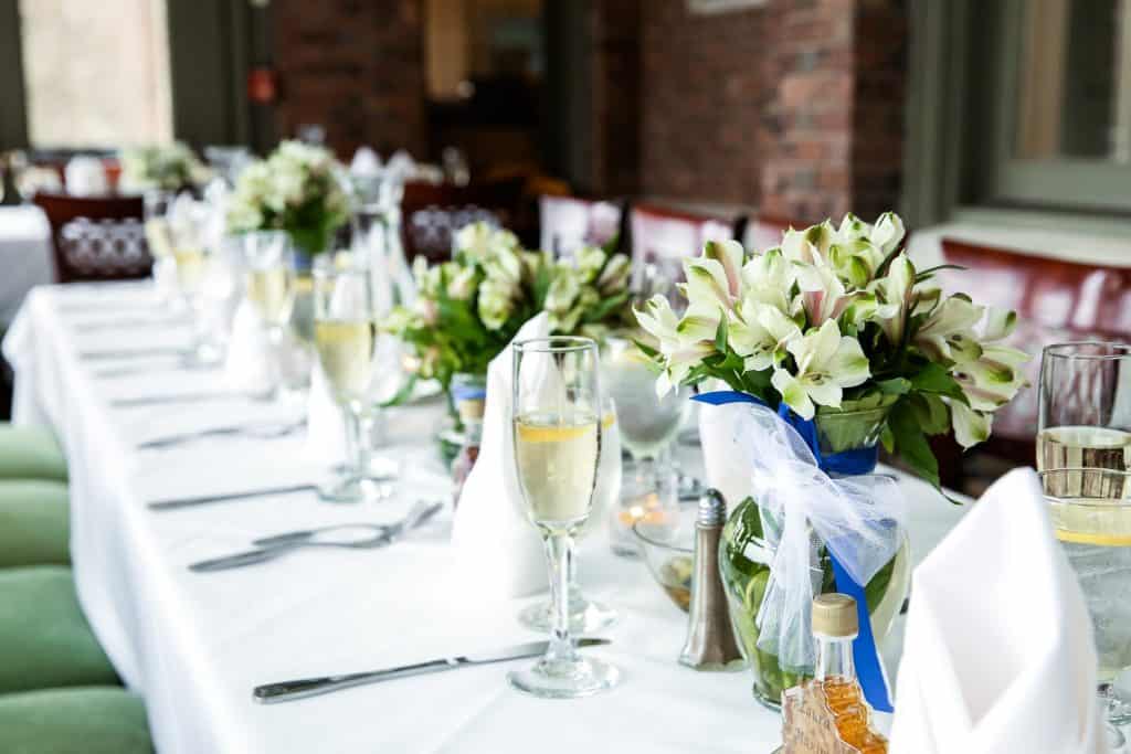 Wilburton Inn - Event Banquet Dining Table
