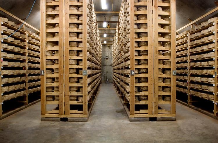 The Cellars at Jasper Hill Farm - Vault 4 Shelves
