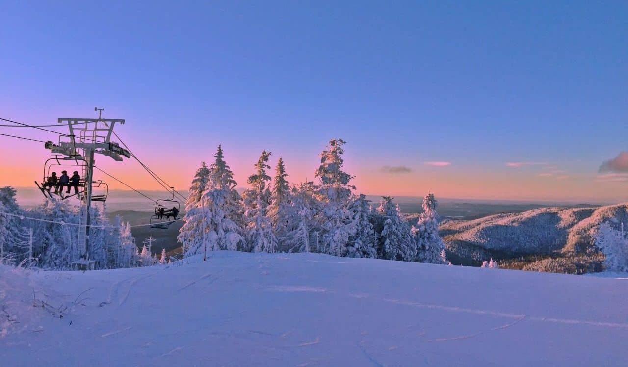 Bolton Valley Sunset Chair Lift