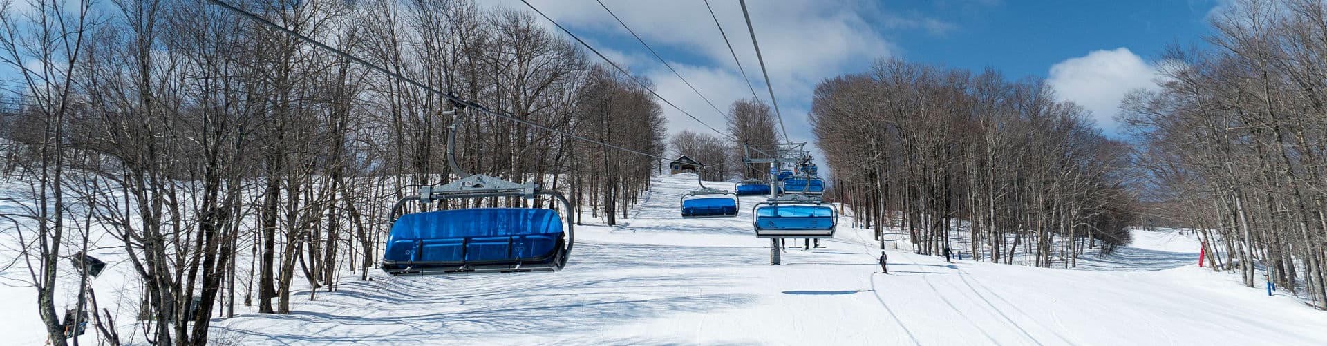 Mount Snow Resort - Winter Chairlift