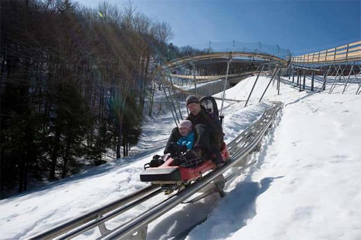 Okemo Mountain Resort - Mountain Coaster during Winter