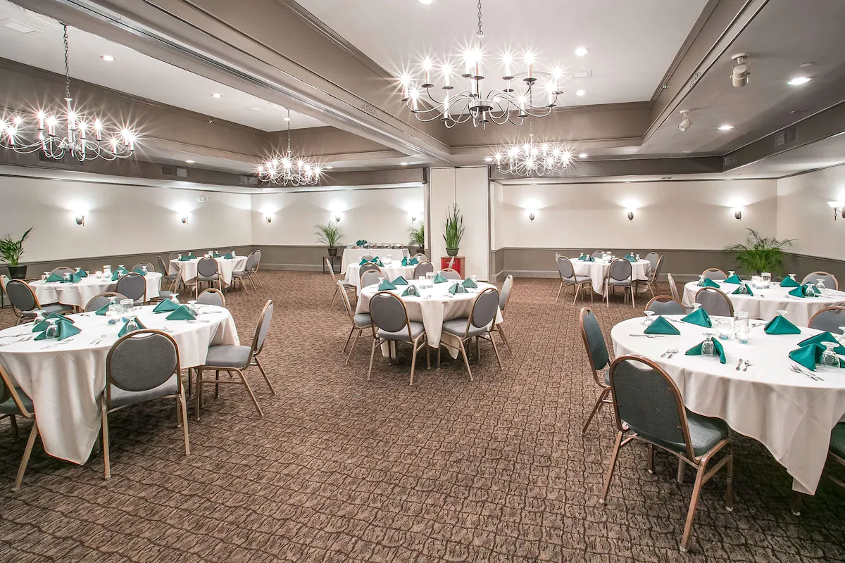 Killington Mountain Lodge - Ballroom with Banquet Tables and Chairs