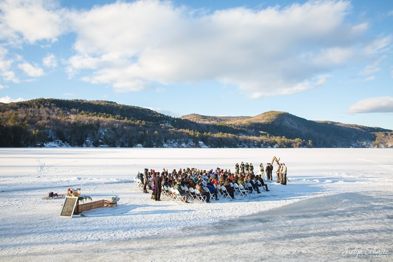 Lake Morey Resort - Winter Wedding on the Ice
