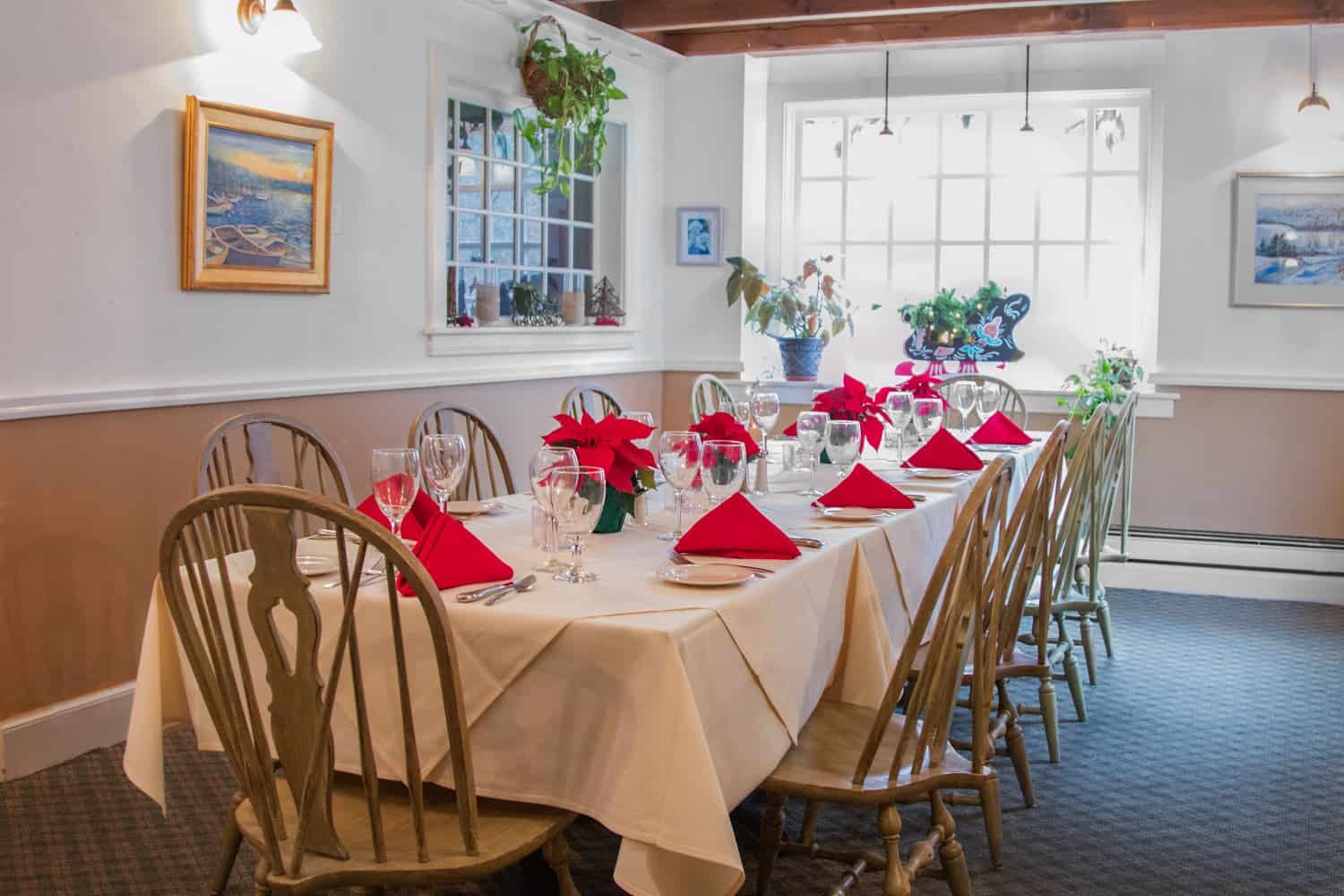 Quechee Inn at Marshland Farm - Dining Table for Event