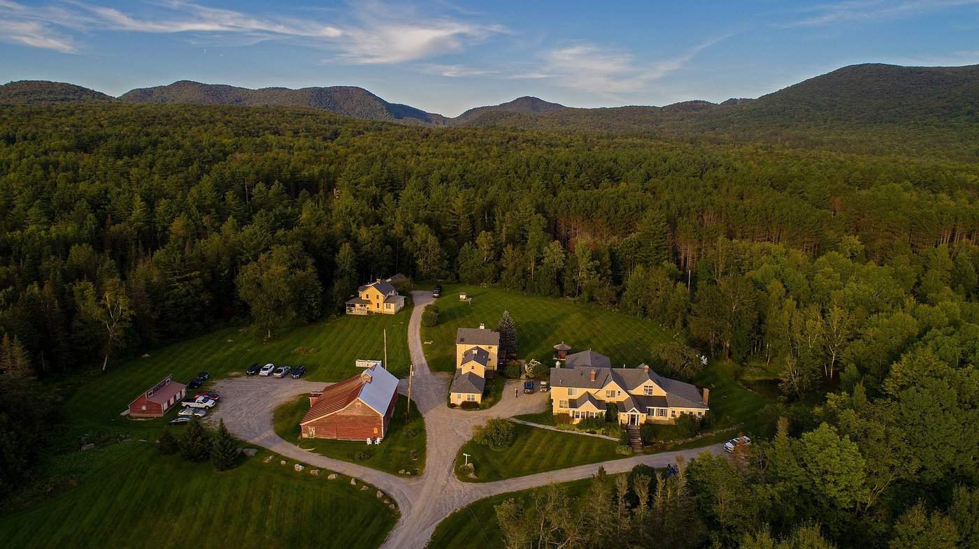 Red Clover Inn - Summer Aerial Property View
