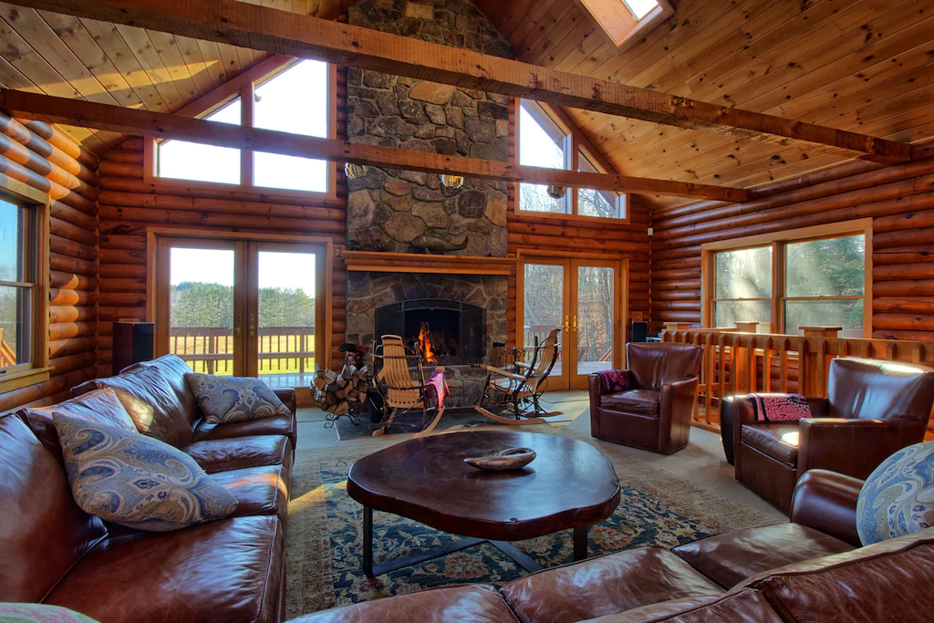 Amazing Vermont Estate with 2 houses, 11 bedrooms, a pool, sauna, and game Fireplace