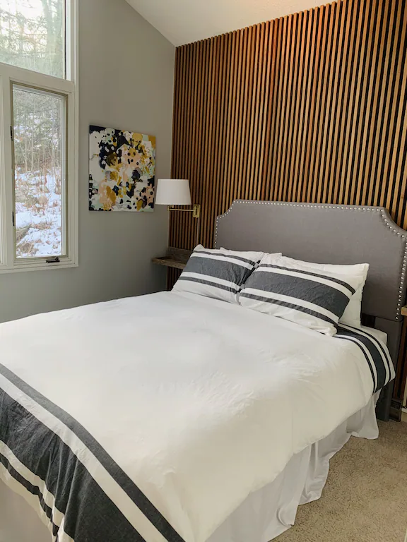 Contemporary Ski House Oasis Master Bedroom