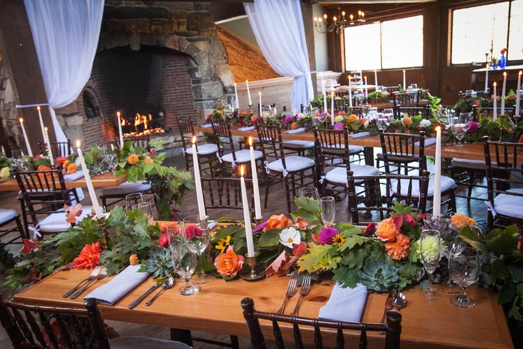 Foundry at Summit Pond - Reception Dining Tables