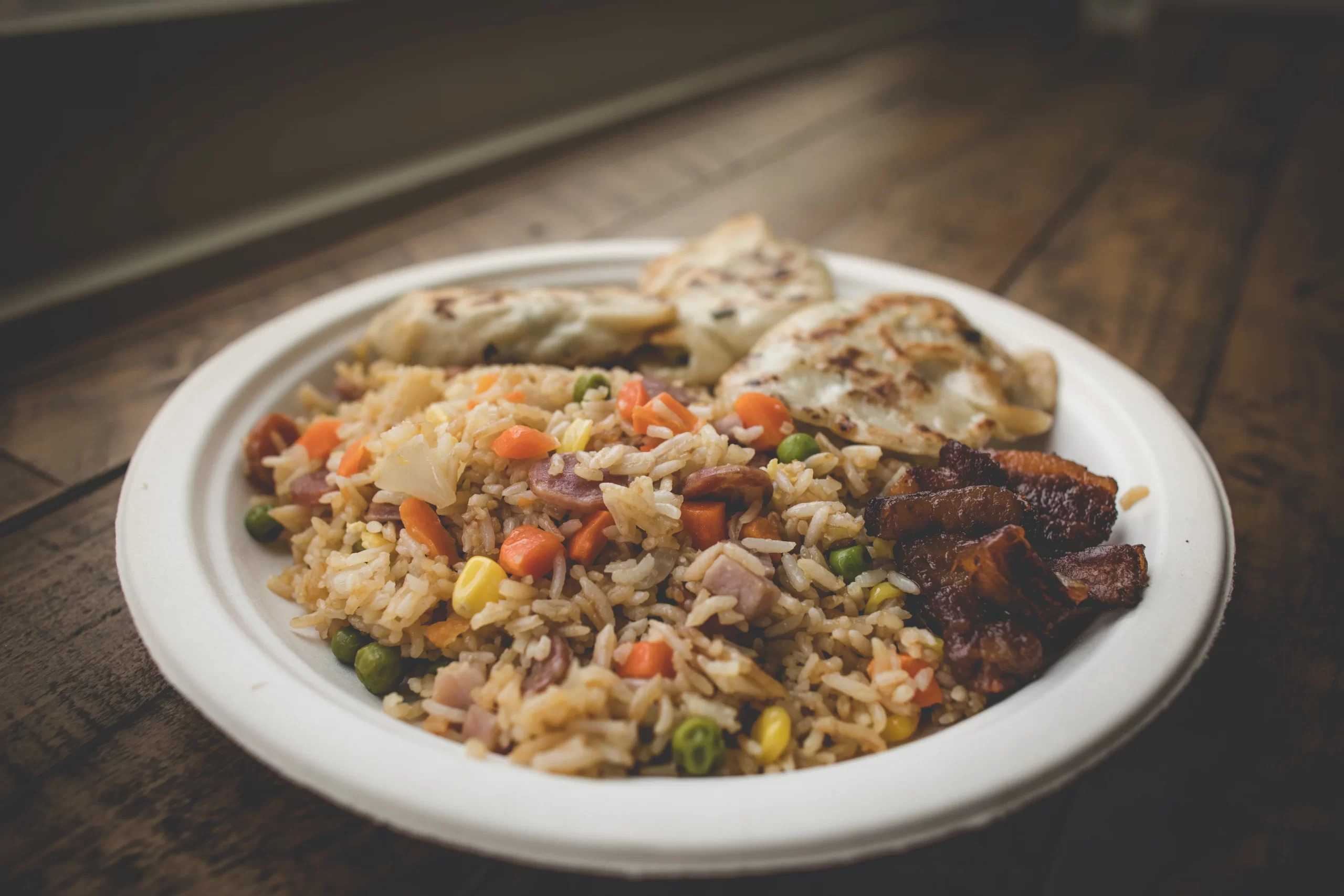 Hong's Chinese Dumplings - with Fried Rice