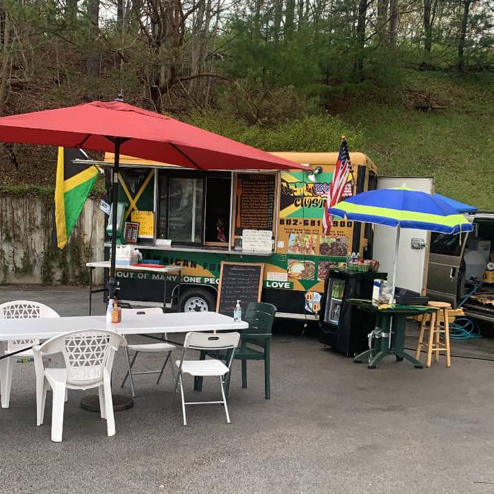 Jamerican Cuisine Food Truck - Dining Area