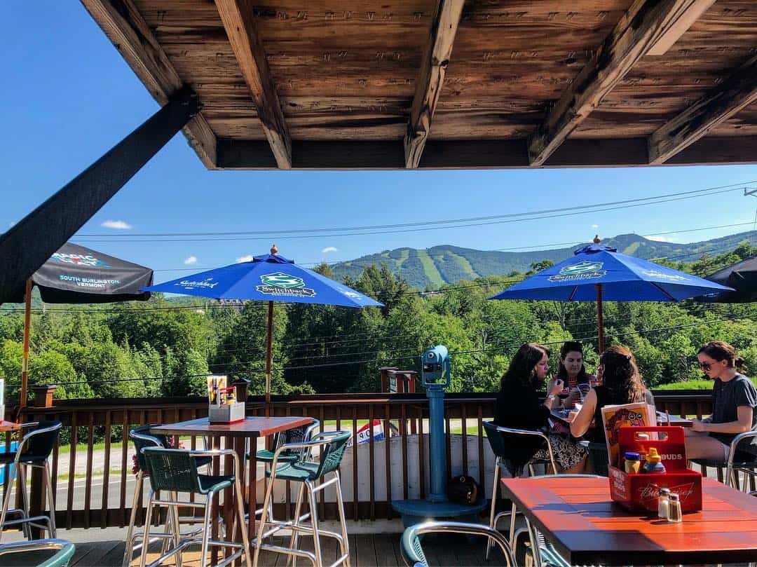 Lookout Tavern - Outside Dining with View of Killington Mountain