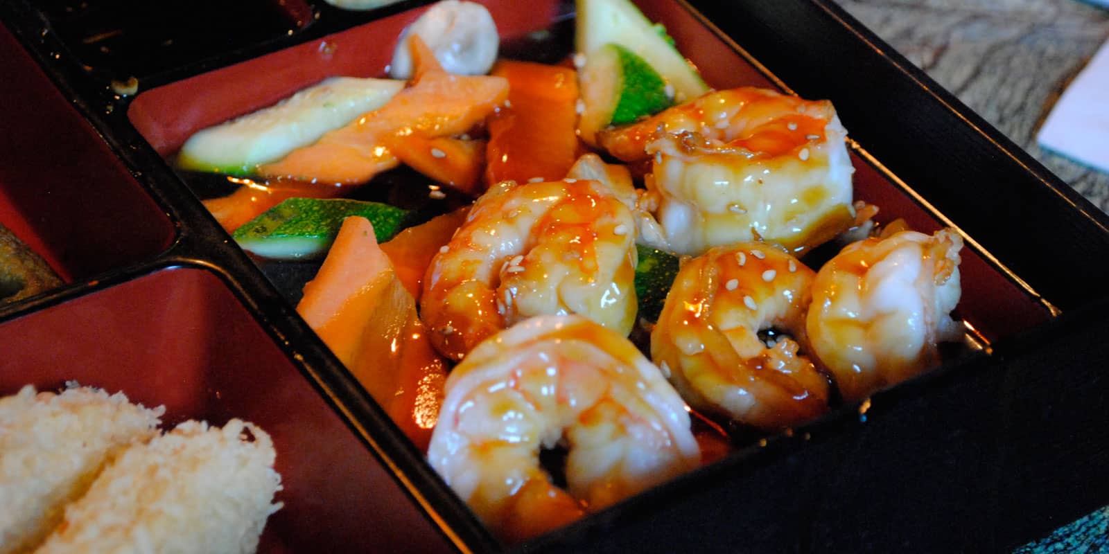 Sushi Yoshi Stowe - Shrimp Bento