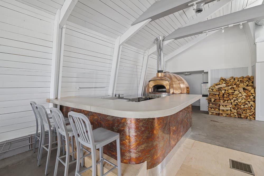 Deep End - Pizza Oven Counter Seating