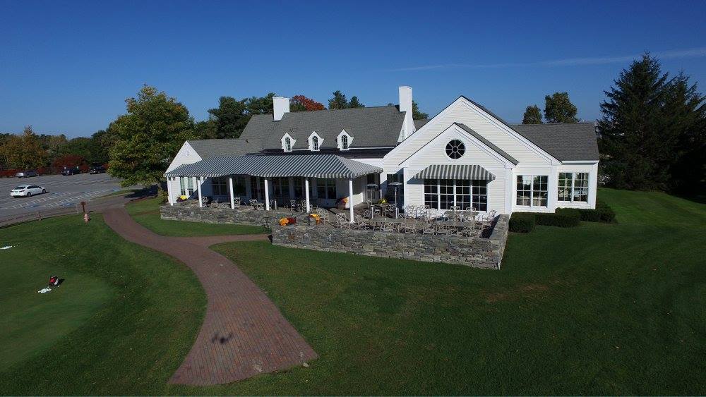 Burlington Country Club - Clubhouse Aerial