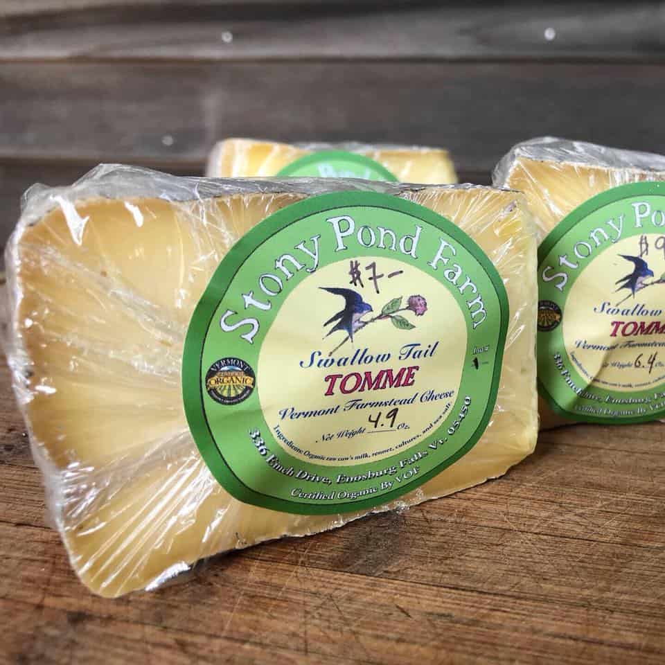 Stony Pond Farm Swallow Tail Tomme Cheese