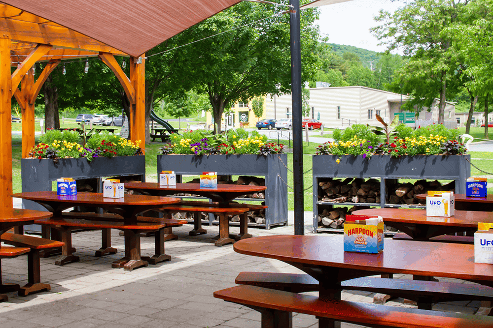 Harpoon Brewery - Outdoor Patio Seating