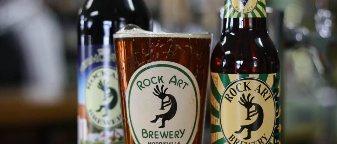 Rock Art Brewery - Bottles with Glass