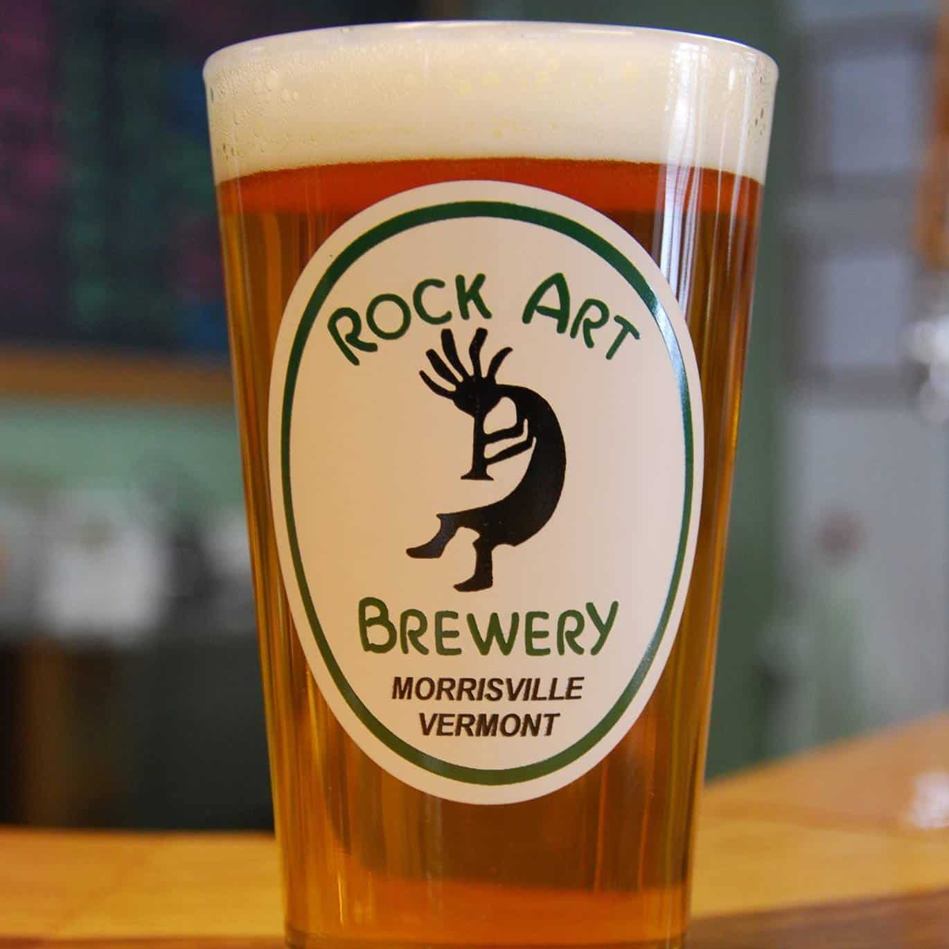 Rock Art Brewery - Glass of Beer