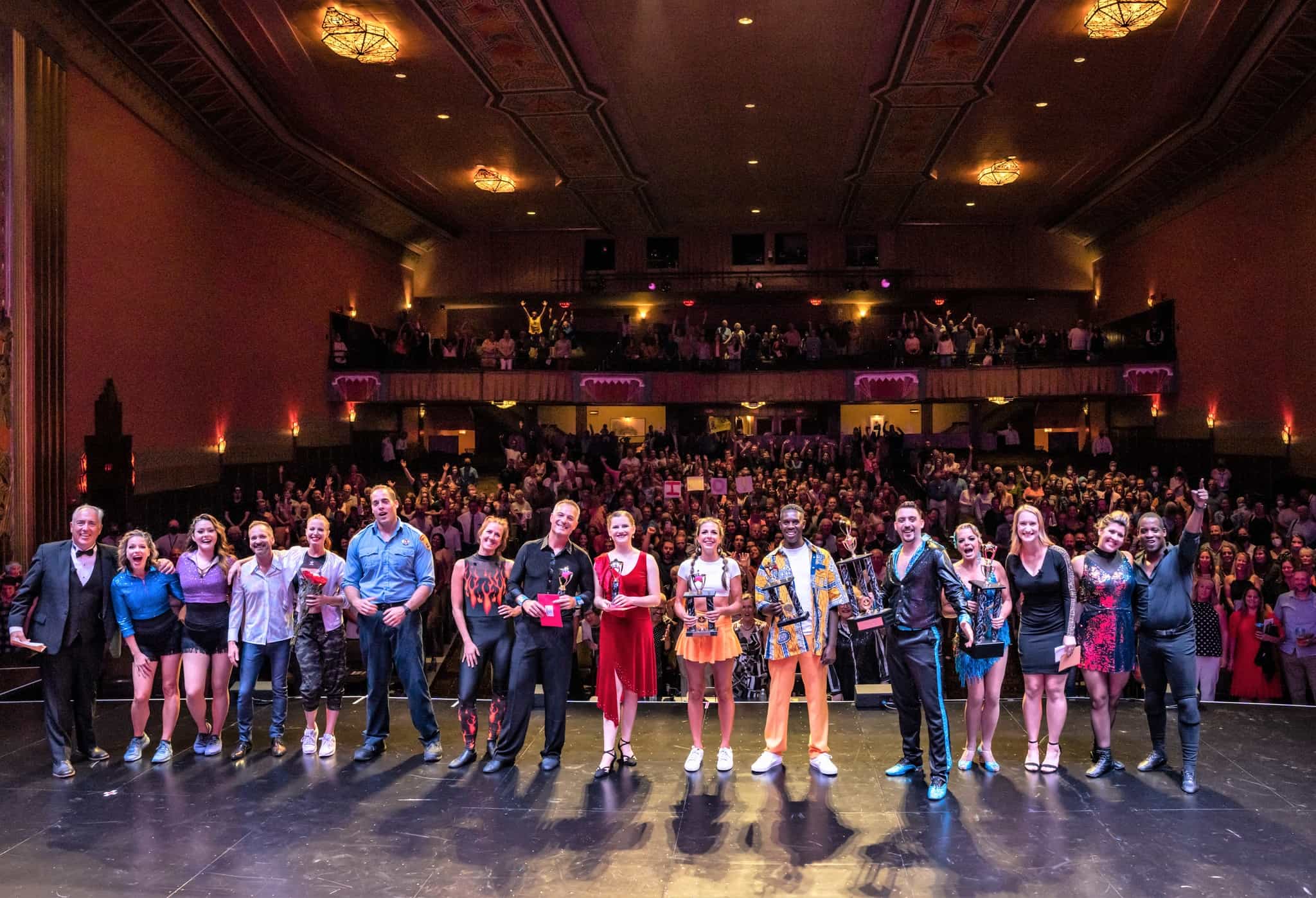 Dancing with the Burlington Stars Full ensemble and crowd