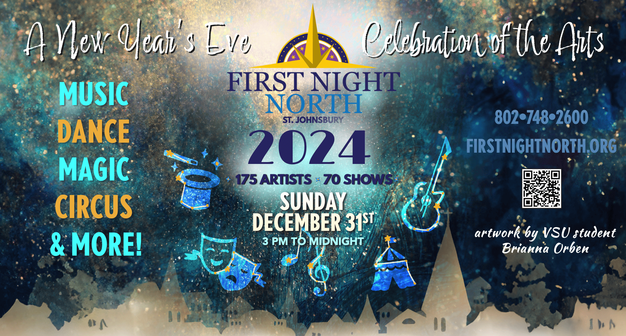 First Night North Catamount Arts Poster
