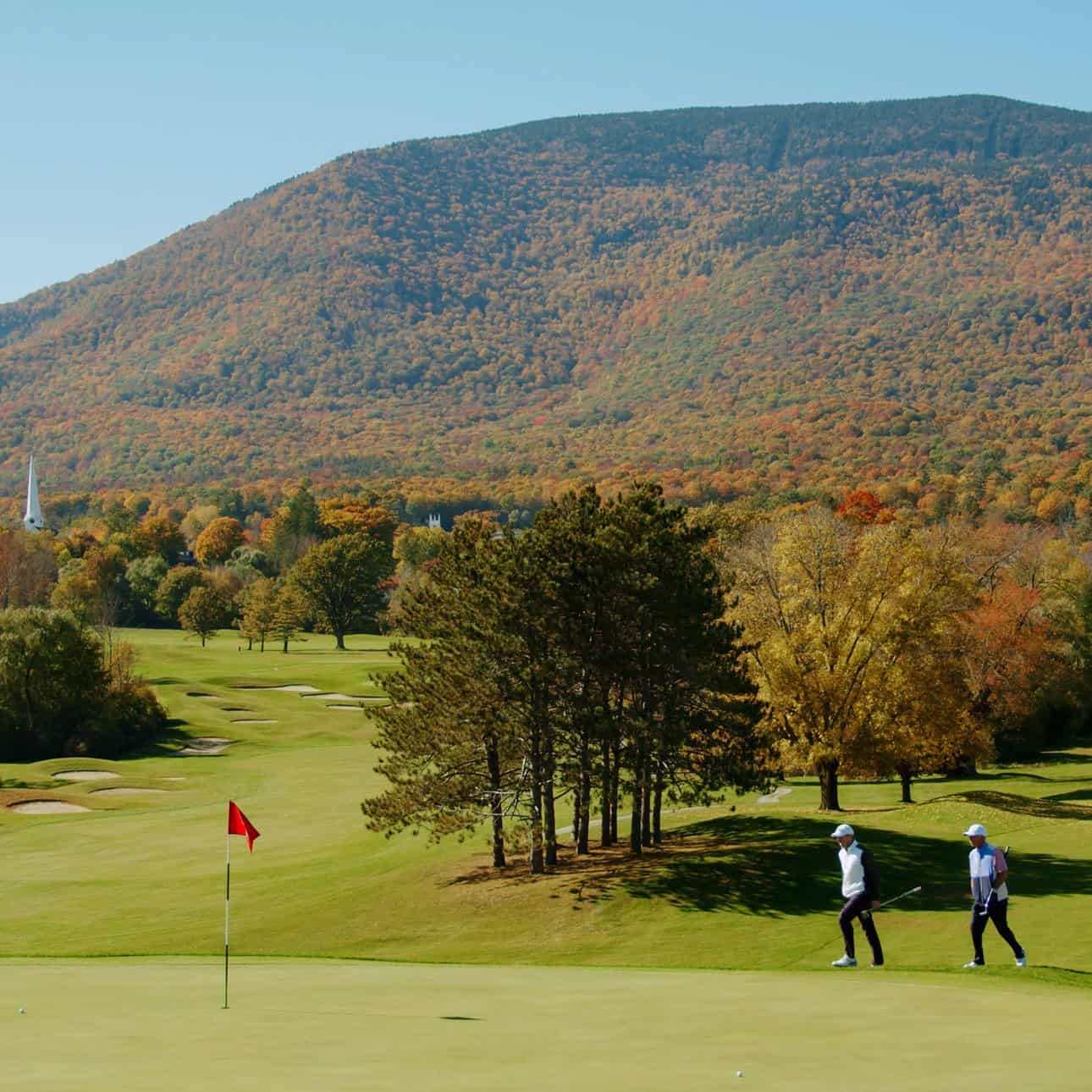 Equinox Resort - Fall Foliage Putting Green Golf