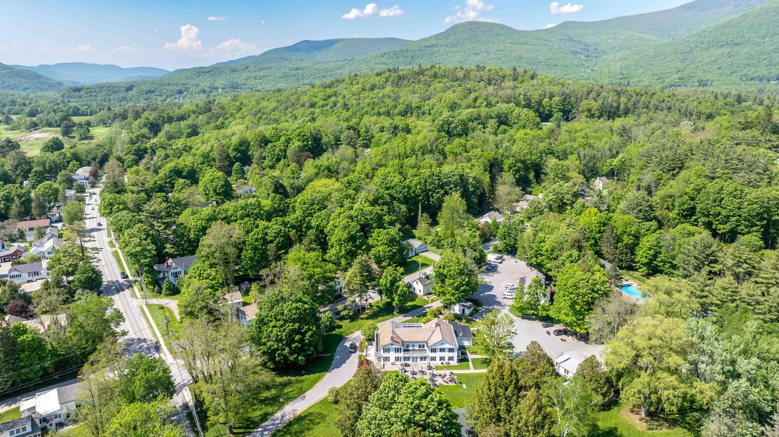 Barrows House Aerial Summer