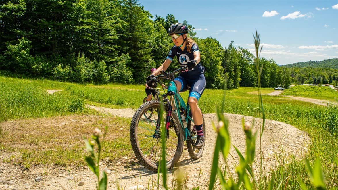 Stratton Mountain Resort Uphill Mountain Biking Berm