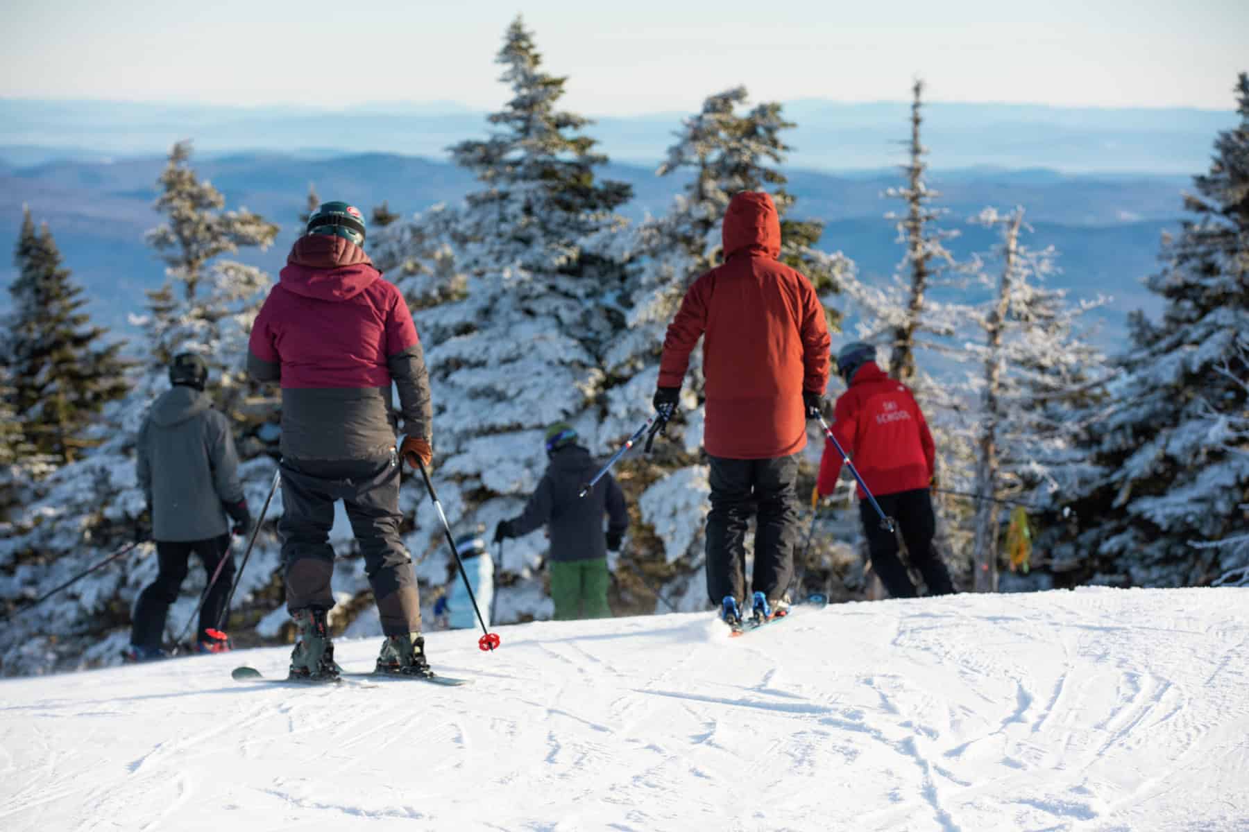 Stratton Mountain Resort - 2024_12_15_sunny sunday ski butlers summit ski school scenic employee beautiful view_piskyan-10